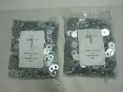 1500 QTY 3/8" USS Flat Washers Zinc