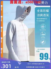 在飛比找露天拍賣優惠-UV100防曬衣男夏季冰絲透氣防紫外線外套戶外騎行釣魚防曬服