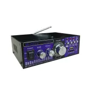 bluetooth HIFI Audio Amplifier Dual Channel FM SD USB Remote Control AC 220V/DC 12V For Car Home