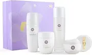 [TATCHA] Ritual For Firm Skin Set: Camellia Cleansing Oil 150ml + Essence 150ml + Silk Cream 50ml + Rice Polish 60g 4pcs