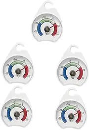 OKUMEYR Fridge Thermometer Compact Digital Temperature for Refrigerator Freezer Cold Storage Space Saving Design for Kitchen Use Accurate Readings for Food Safety