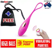 The Enchanted Ovum Vibrating Kegel LOVE BALLS Ben Wa Exercise Pelvic Floor Remot