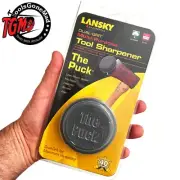 GENUINE Authentic Lansky Puck Dual Grit Multi-Purpose Blade Tool Sharpener