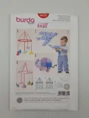 Burda Sewing Pattern 6625 Toddler Mobile & Plaything Size OSZ 4 styles NEW