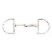 JP Korsteel Stainless Steel Copper Oval Link Eggbutt Snaffle Bit