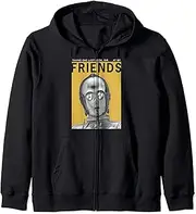 [STAR WARS] The Rise Of Skywalker C-3PO My Friends Poster Zip Hoodie