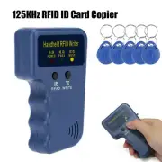 Handheld 125KHz RFID Duplicator Key Copier Reader Writer ID Card Cloner + 5 Keys