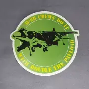 'AV-8B Crews Do It With Double the Payload' McDonnell Douglas Aircraft Sticker