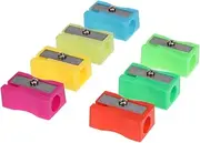 CAXUSD 72Pcs Handheld Colorful Pencil Sharpener Mini Manual Sharpener for Easy to Use and to School Present and Lightweight Design