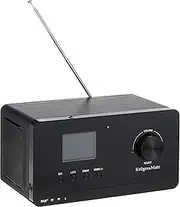 Krüger&Matz KM0816 Internet Radio with Weather Station, Alarm, RDS, Bluetooth FM/DAB+/Internet, Black