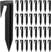 100Pcs Pegs for Robotic Lawnmower Boundary Cables, Ground Spikes, Hooks for Robotic Lawnmowers, Boundary Cable, Boundary Wire, Compatible with Gardena, Worx,