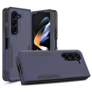 ZUSLAB Galaxy Z Fold 5 Case Rugged Defender Protective Heavy Duty Shockproof Dustproof Cover for Samsug (2023) - Blue