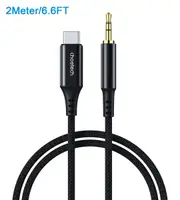 Choetech AUX008 USB-C to 3.5mm Audio Braided Cable 2M