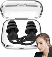 Noise Cancelling Earplugs - Reusable Silicone Block Earplugs,25-28dB Soft Ear Plugs for Concert, Noise Reduction, Hearing Protection for Work and Travel