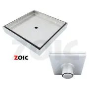 150x150mm 250x250mm Square Tile Insert Floor Waste Grate Bathroom Shower Drain