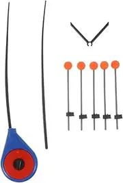 EXAOMBLE 1 Set Outdoor Winter Ice Fishing Rod Durable Fishing Poles with Comfortable Grip for Ice Activities with Spring Tools Cold Design for Freezing Conditions