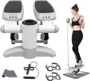 Portable Stair Stepper for Exercise - Mini Stepper Fitness Equipment with LCD Mo