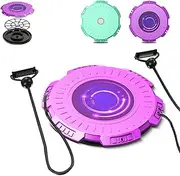 Massage Waist Twisting Board with Pull Rope, Equipped with 2 Tension Ropes, Waist Twister For Women Belly Fat. for Male and Female Core Trainin