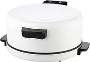 Electric Panini Press Grill Bread Toaster Nonstick Double Sided Flat Plates Removable Drip Tray, Sandwich Maker for Burger & Grilled Cheese(White)