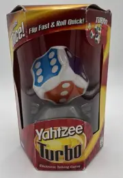 Yahtzee Turbo 2006 Hasbro Electronic Talking Dice Game NIB Box Has Wear