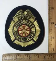 Johns Creek Georgia Fire Department Chief Patch