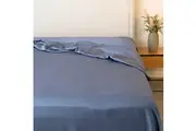 Protect-A-Bed Signature Tencel Flat Sheet - Indigo - Single