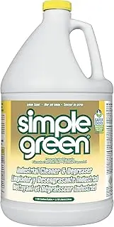 Simple Green 14010 Industrial Cleaner & Degreaser, Concentrated, Lemon, 1 gal Bottle