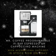 Mr. Coffee One-Touch Espresso Machine | Cappuccino Maker | SHIPS FAST