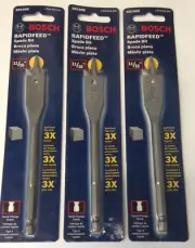 Bosch SB1008 11/16" x 6" RapidFeed Spade Drill Bit 3PKS