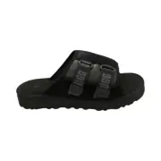 UGG Men's Goldencoast Strap Slide Black Suede Sandals 1142730