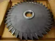 F&D Straight Tooth Side Mill Cutter - HSS - 10" Dia x 13/16" Wide x 1-1/2" Hole