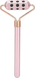 Facial Roller Massager, Skin Care Roller Tool 18 Germanium Stones Manual Roller Manual Portable for Face()