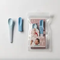 在飛比找momo購物網優惠-【Miniware】蹺蹺板兩用湯匙組(兒童 幼兒 miniw