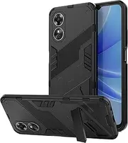 [Electro-weideworld] Kickstand Case for Oppo A17, Shockproof Hard PC Holder Stand Protective Case Cover for Oppo A17