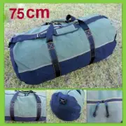 Heavy Duty Cabellas Canvas Duffel Carry Bag Army GYM Travel Tote Large Olive 30"