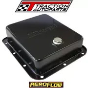 AEROFLOW Black Transmission Pan Suit Ford C4, Deep Pan with drain plug