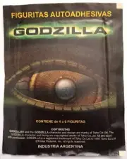 Argentina 1998 TopCards Godzilla Sticker Pack