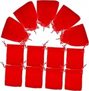 Healeved 50pcs Drawstring Pouches Jewelry Storage Bags for Earphones Small Items and Travel Elegant present Packaging for Special Occasions