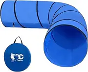 MYDAYS OUTDOOR Dog Agility Tunnel，Dog Training Chute，Protable Dog Training Tunnel with Carry Bag (Blue)