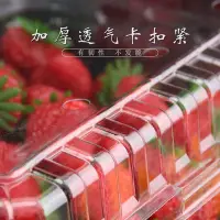 在飛比找Yahoo!奇摩拍賣優惠-下殺 《ukik601》水果包裝盒一斤裝一次性水果盒帶蓋透明