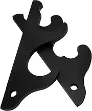 Parliky Baseball Bracket Wall Bat Dumbbell Softball Basketball Baseballs Barbell Holder Black Baseball Hook Tennis Racket Wood
