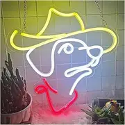 Sign Lamp Labrador Neon Sign Cute Dog LED Light For Wall Decor For Bedroom Pet Shop Backyard Store Club USB Powered 35cm×35cm