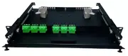 24 Fiber 1RU Rack Mount FDP Patch Only w/ 12 SC/APC Duplex Adapters