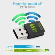 100PC 2in1 AC600 600Mbps 2.4G 5GMini USB WiFi Wireless + Bluetooth 5.0 Adaptele