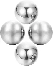 2Pairs Stainless Steel Baoding Balls for Hand Therapy Strength Training Massage Portable Exercise Balls for Finger Dexterity Arm Relaxation