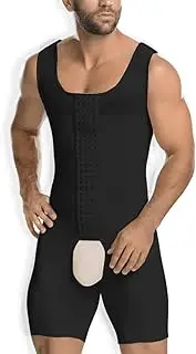 [Generic] Men Compression Bodysuit Shaper Tummy Control Suit Weight Loss Underwork Slimming Body Shapewear
