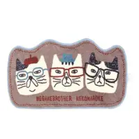 在飛比找momo購物網優惠-【JEN】日式卡通貓吸水地墊腳墊座墊35*75cm(三隻貓咖