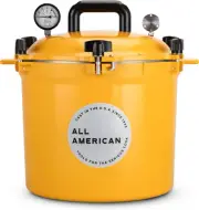 1930-21.5Qt Pressure Cooker/Canner (The 921), Mustard - Exclusive Metal-To-Metal