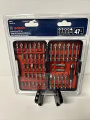 Bosch Philips Driver 47-Piece Hex Shank Screwdriver Bit Set With Case T4047 New