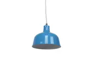 Danica Classic Dome Metal Cord Drop Pendant Light Lamp - Light Blue.